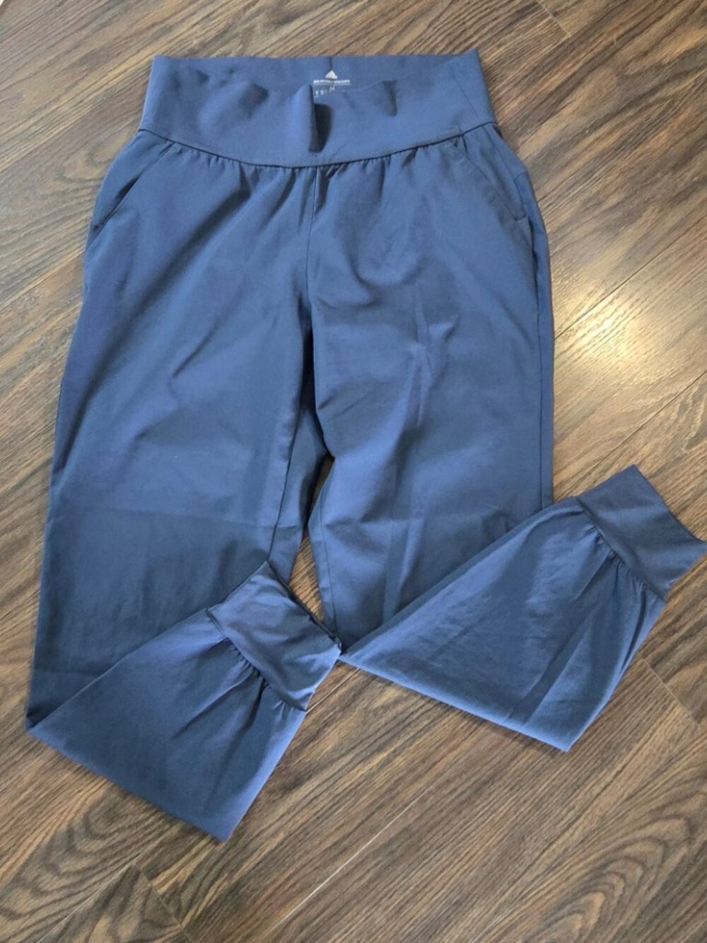 ADIDAS Athletic/Athleisure Blue Pull-On Track Pants/Joggers NWOT/SIZE M